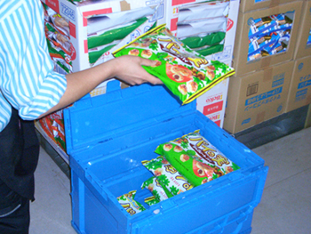 通い箱（プラスティックコンテナ）